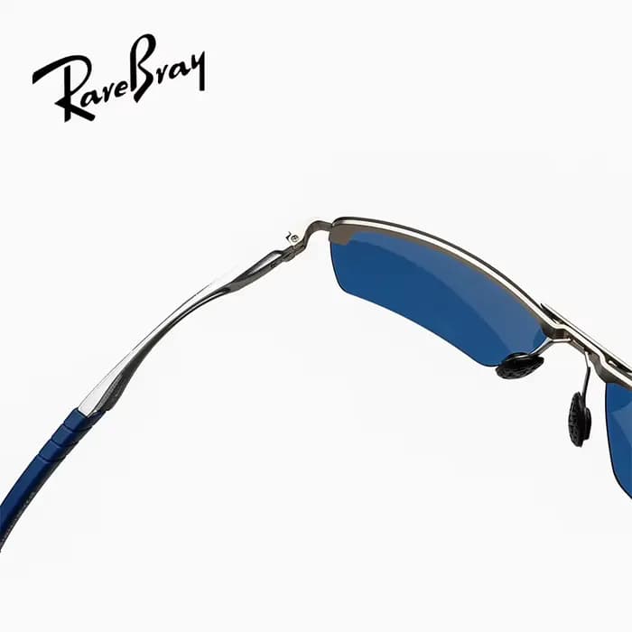 RareBray mode aluminium sans monture Sport de plein air lunettes de soleil hommes polarisées Anti-UV