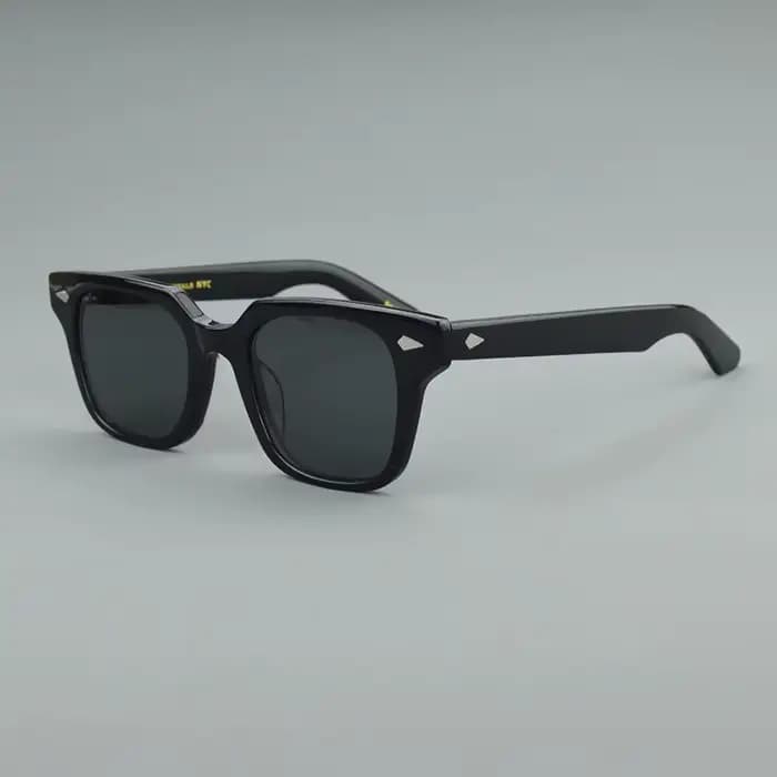 GROBER rétro acétate lunettes de soleil hommes carré qualité créateur de mode lunettes UV400 extérie