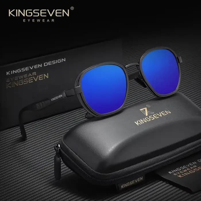 KINGSEVEN Lunettes de soleil polarisées tendance pour hommes et femmes, pour la conduite, les activi