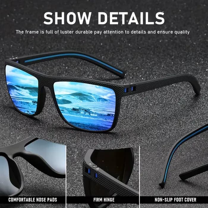 1/2 pièces lunettes de soleil hommes polarisées femmes UV400 lunettes de soleil lunettes de pêche lu