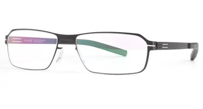 Style allemand mat rétro carré sans vis lunettes hommes monture de lunettes ultra-léger confort minc