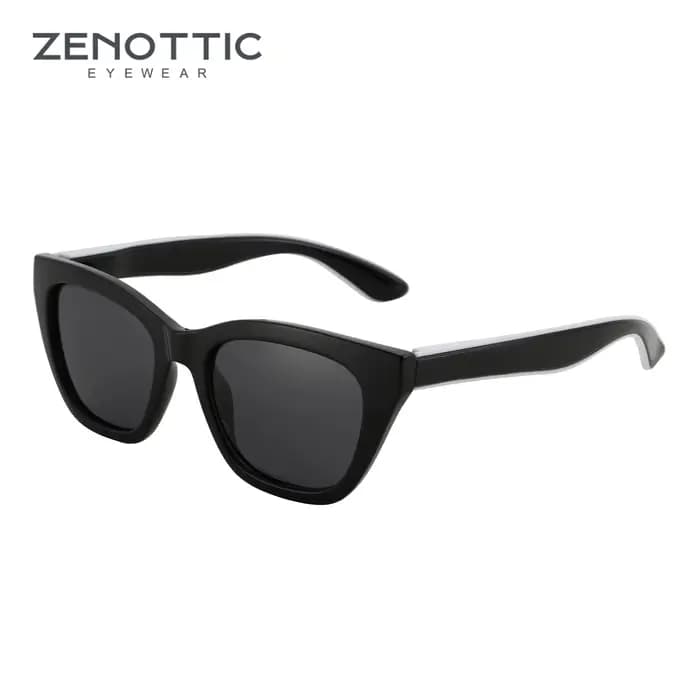 Lunettes de soleil polarisées carrées ZENOTTIC 2026 – Monture épaisse tendance pour femme, protectio