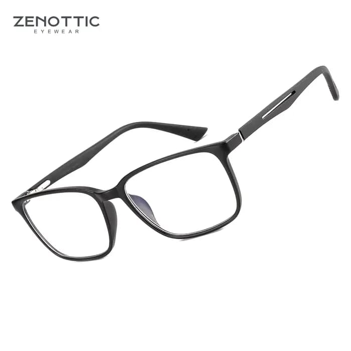 ZENOTTIC 2026 Lunettes de protection anti-lumière bleue tendance pour hommes, monture optique carrée