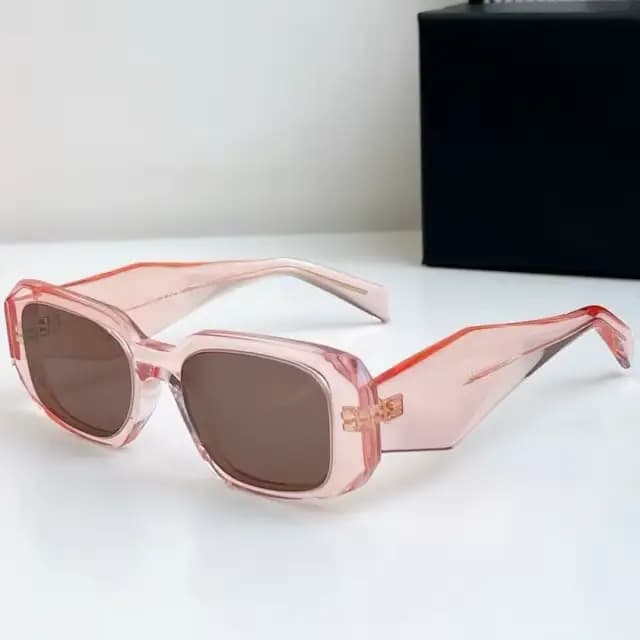 Nouvelles lunettes de soleil populaires en acétate pour femmes, de marque, design rétro tridimension