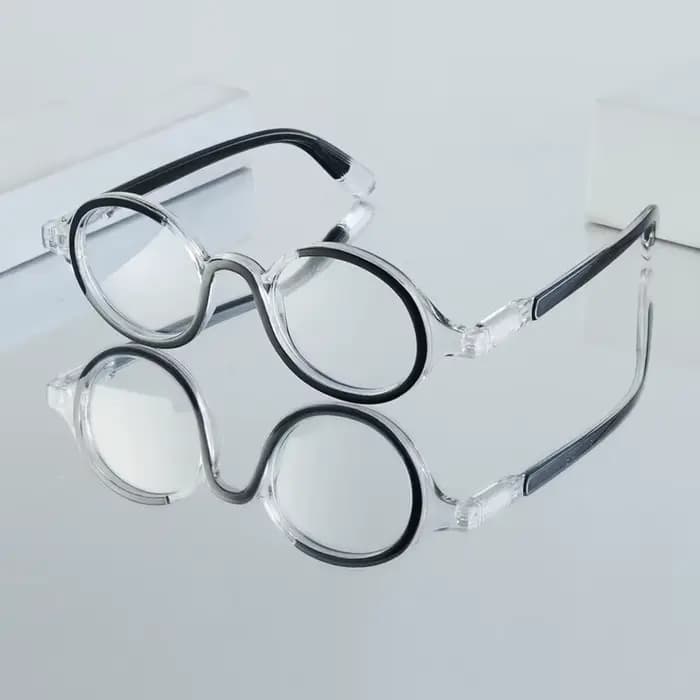 Lunettes unies à la mode pour hommes, 1 pièce, nouveau cadre rond rétro, décontracté, confortable, p