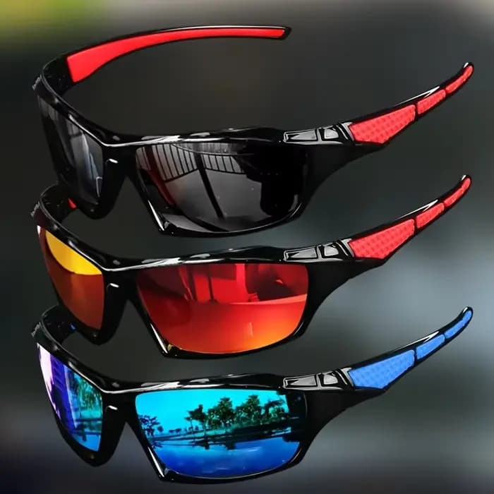3 paires de lunettes de mode tendance, adaptées aux hommes et aux femmes. Idéales pour offrir en cad