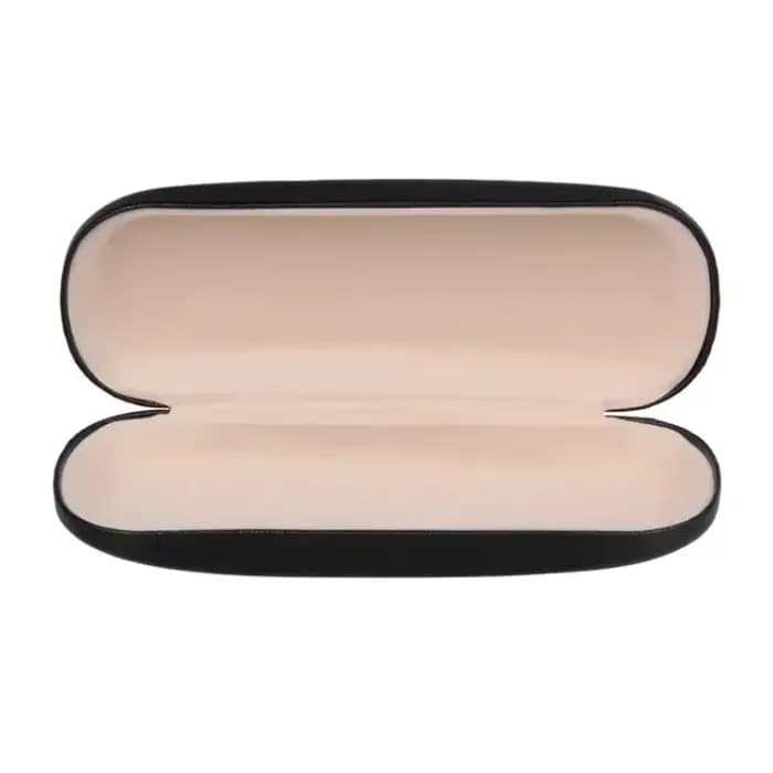 Étui rigide en cuir PU pour lunettes pour hommes et femmes - Étui de protection pour lunettes de lec