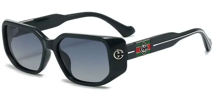 Ins 2025 nouvelle tendance De la mode lunettes De soleil polarisées hommes et femmes rue tir polygon