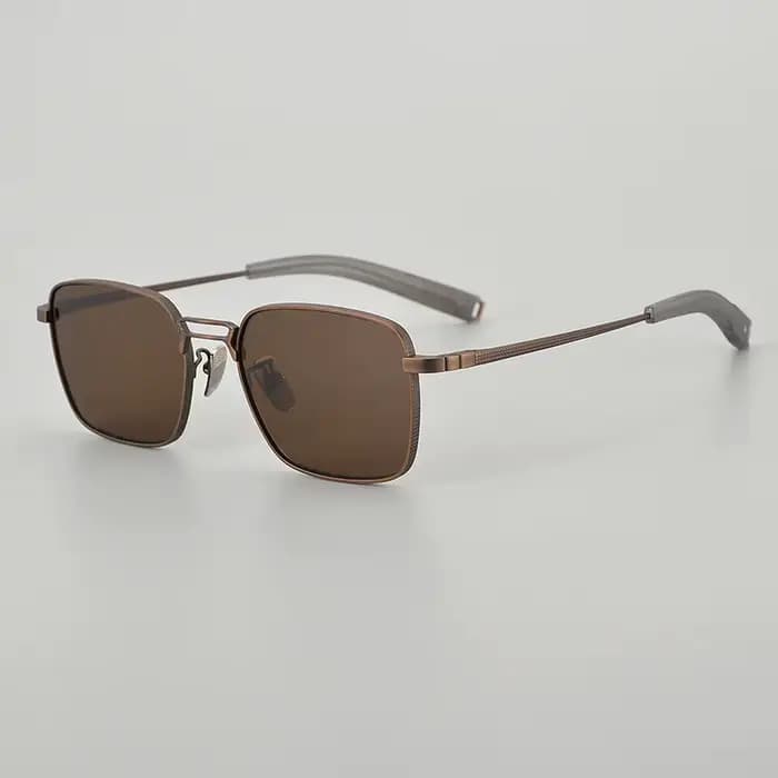 Lunettes de soleil carrées en titane et acétate IP pour hommes, lunettes de myopie optique, lunettes