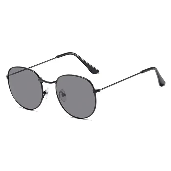 Lunettes de soleil rondes hommes Vintage lunettes de soleil en métal pour femmes marque de luxe lune