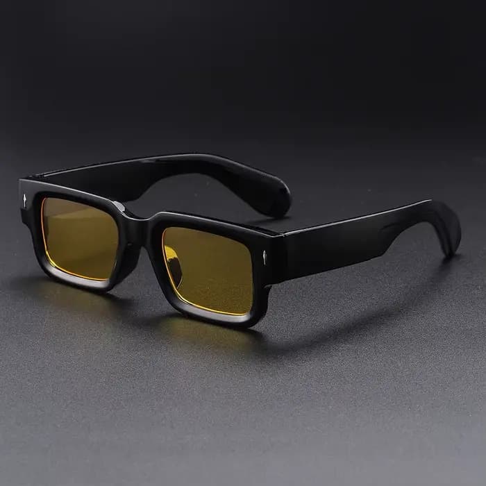 Lunettes unisexes à monture carrée en plastique, Style Simple et décontracté, à la mode, adaptées à 