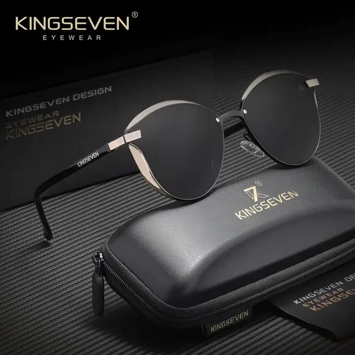 KINGSEVEN – lunettes de soleil polarisées UV400 pour femmes, style œil de chat, pour loisirs et voya
