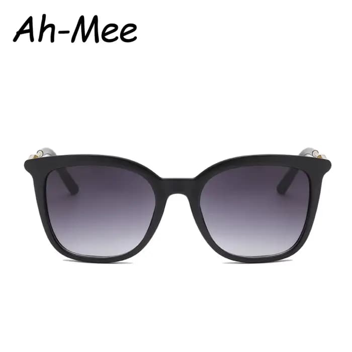 Lunettes de soleil carrées classiques femmes hommes Vintage marque lunettes de soleil cadre en allia