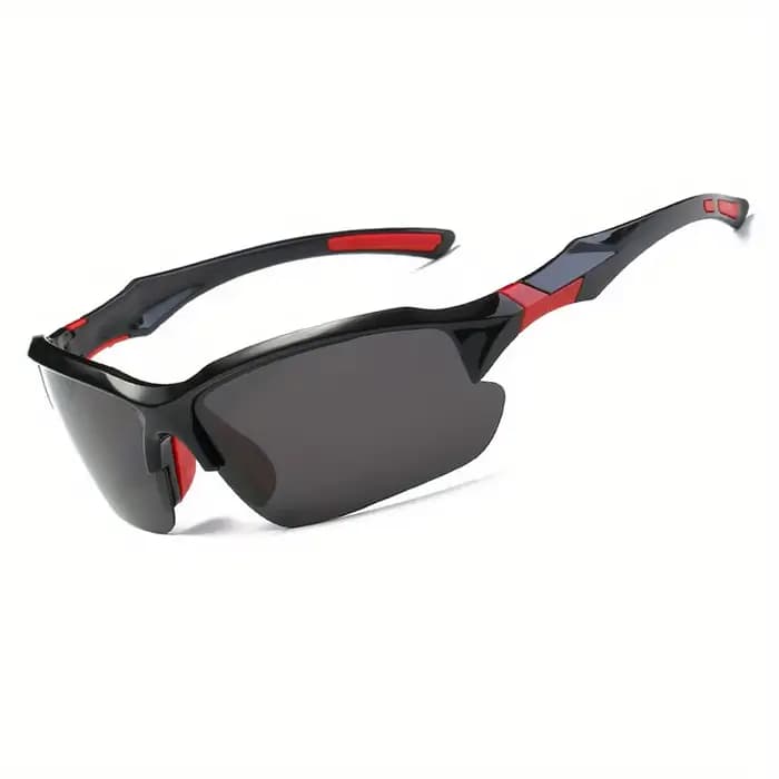 Lunettes de sport polarisées d'extérieur à la mode pour hommes et femmes, coupe-vent adaptées au bas