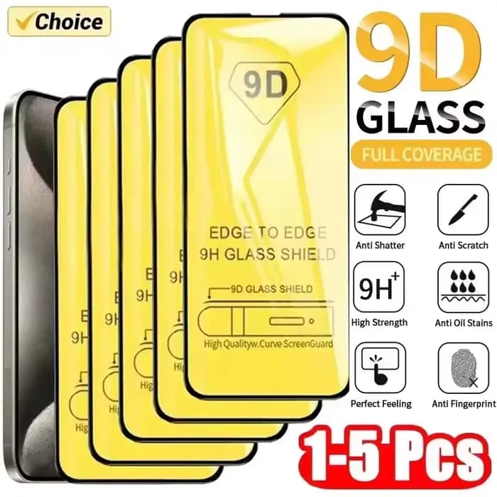 Verre trempé 9D pour Samsung S25 Ultra S23 S24 FE Plus A16 A56 5g A55 A54 A07 A53 A26 A35 A17 A73 A0
