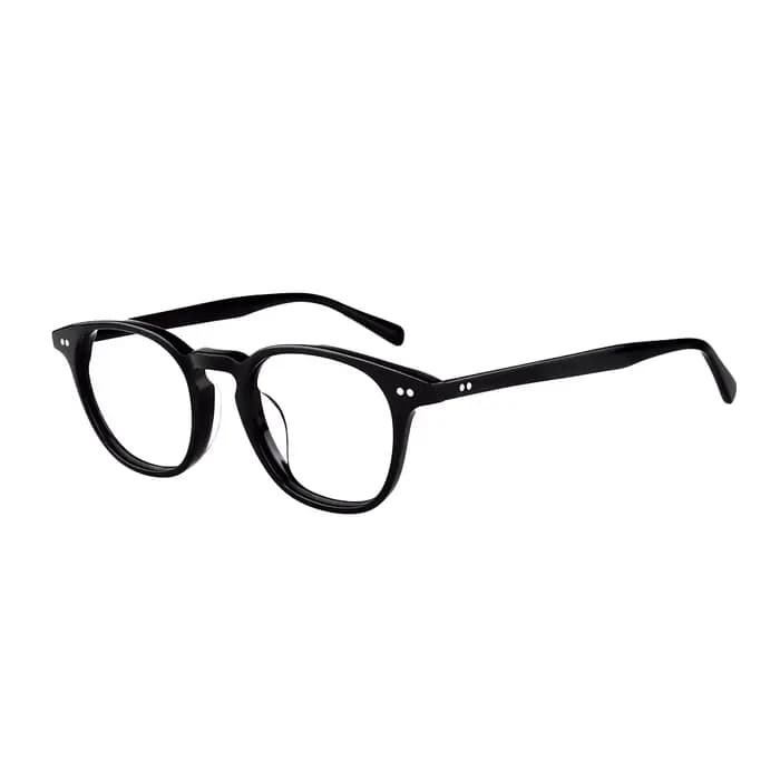 Classique épais acétate lunettes cadre Vintage rond hommes femmes dégradé cadres lunettes couleur HD