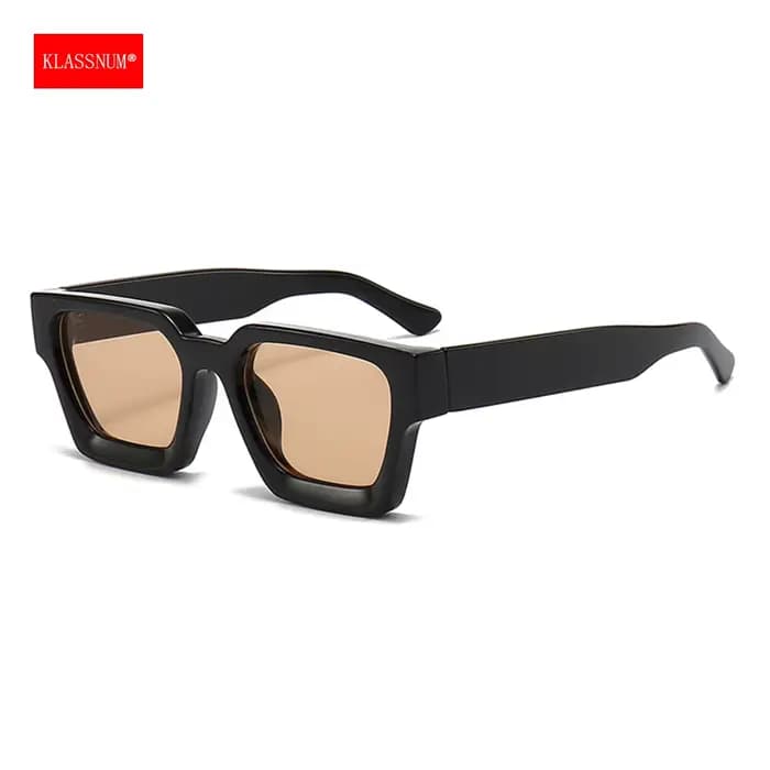 KLASSNUM hommes cadre carré lunettes de soleil 2026 marque de luxe concepteur lunettes de soleil rét
