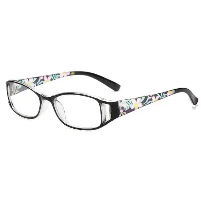 Lunettes de presbytie à monture florale colorée pour femmes, élégantes, HD, Anti-lumière bleue, verr