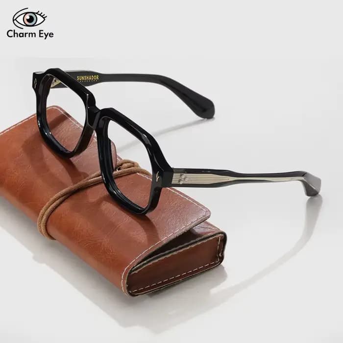 Lunettes carrées pour femmes et hommes, nouvelle marque originale, monture en acétate de haute quali