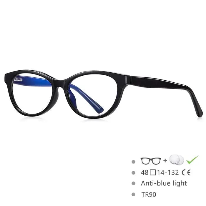 Montures de lunettes pour adolescents, anti-lumière bleue, monture personnalisée sur ordonnance pour