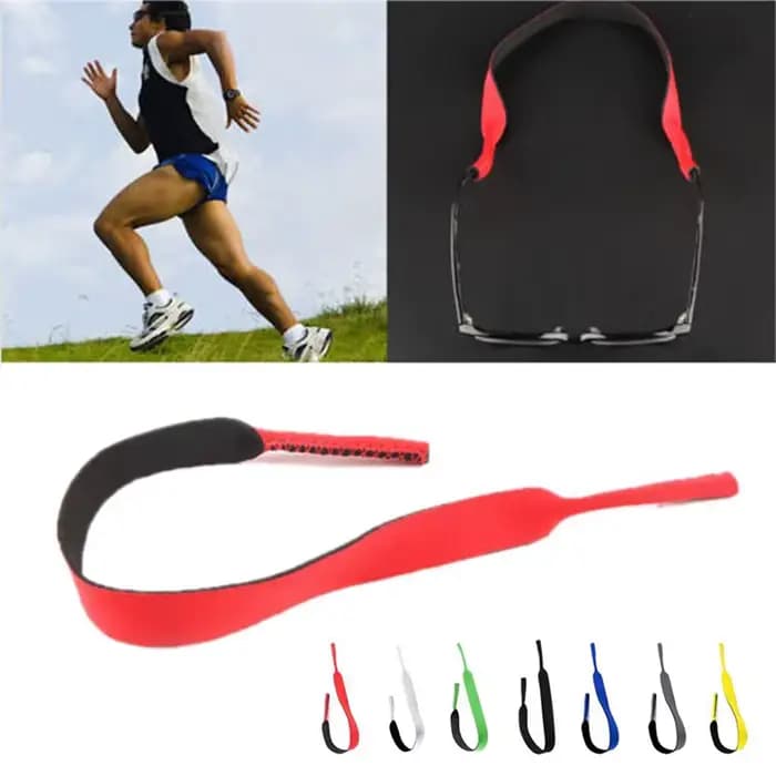Lunettes de soleil en néoprène extensible, bracelet de sport, support de cordon, nouveau