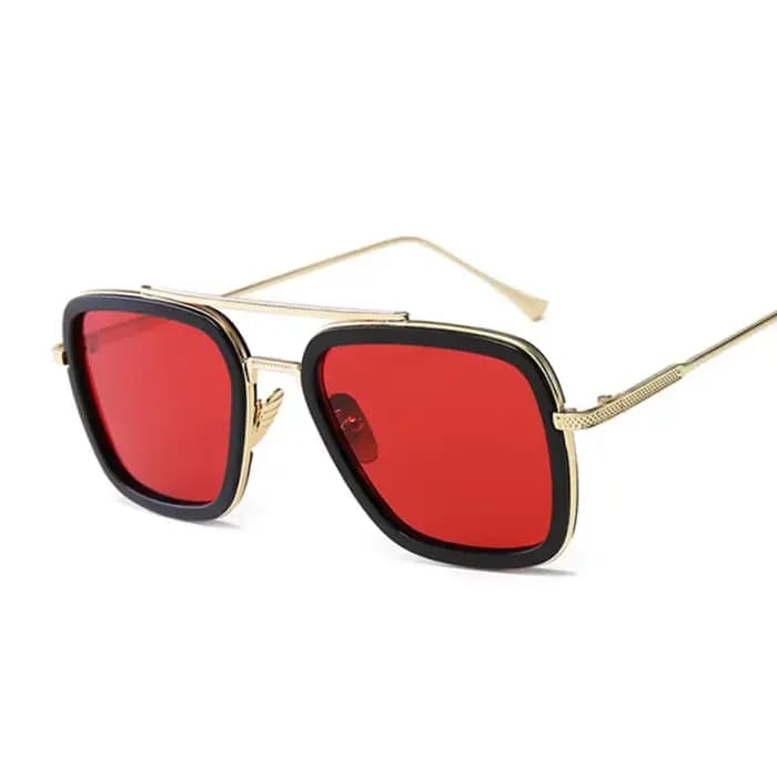 Lunettes de soleil carrées de luxe hommes femmes marque concepteur rétro alliage cadre grandes lunet