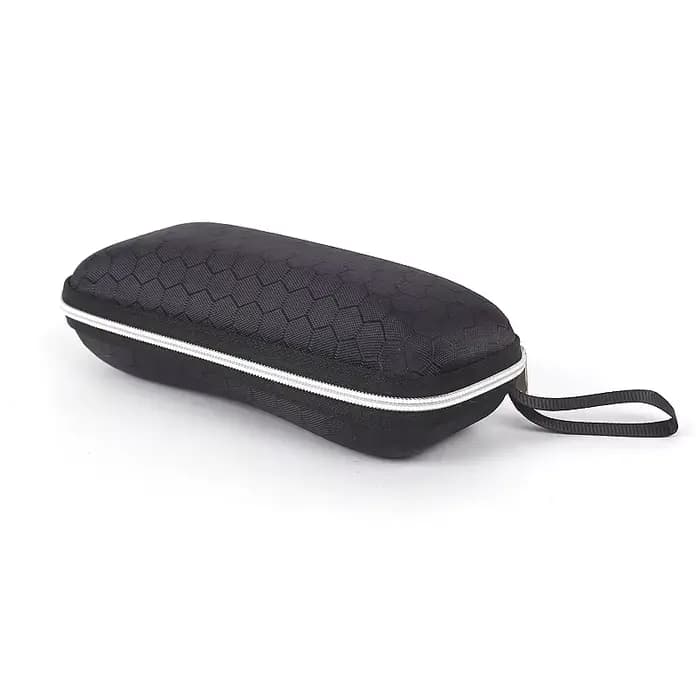 Étui à lunettes Portable pour femmes et hommes, boîte de lunettes de soleil avec lanière et fermetur