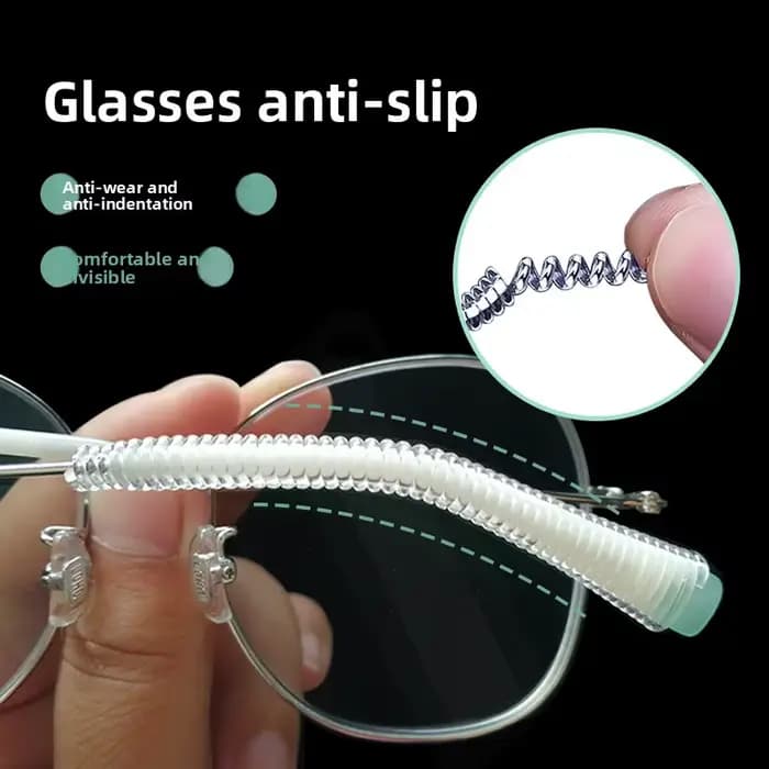 Lunettes antidérapantes, crochets d'oreille en Silicone pour le sport, poignées de cadre de retenue 