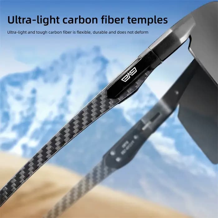 CAPONI  – lunettes de soleil polarisées pour hommes, sport, conduite, photochromique, UV400, Alumini