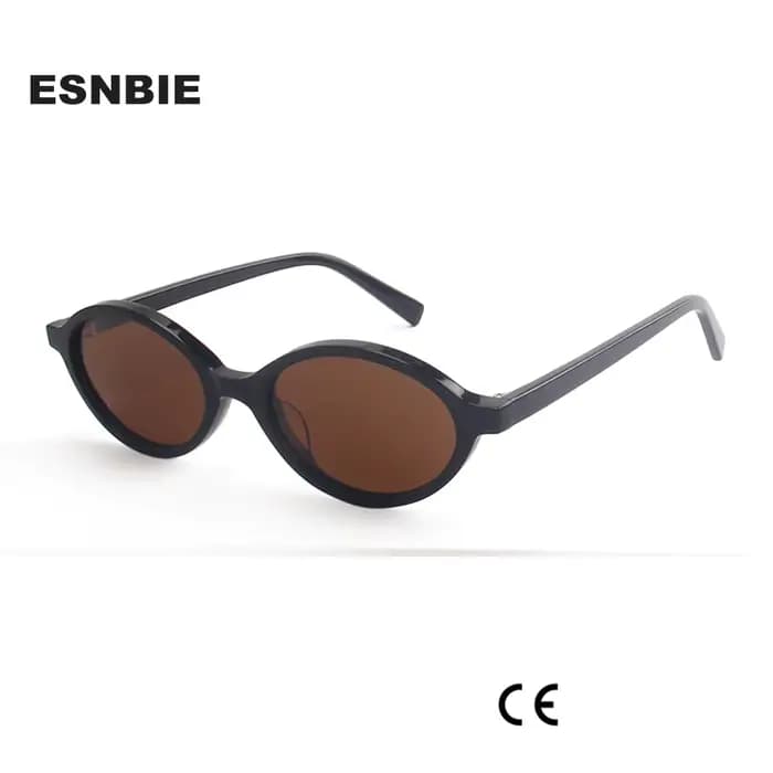 Nouveau à la mode petit cadre ovale lunettes De soleil polarisées pour dames Gafas De Sol Hombre Uv4