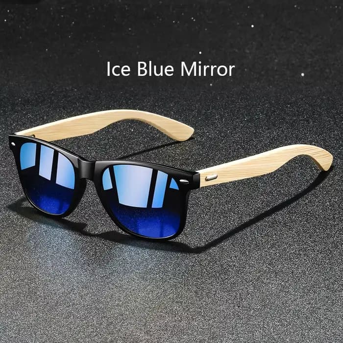 Lunettes de soleil carrées Vintage en bois de bambou pour hommes et femmes, marque de luxe de stylis