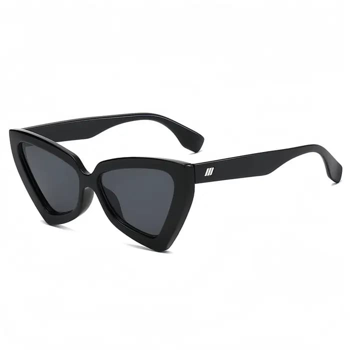 Lunettes de soleil rétro Triangle œil de chat, tendance, surdimensionnées, carrées, UV400, pour femm