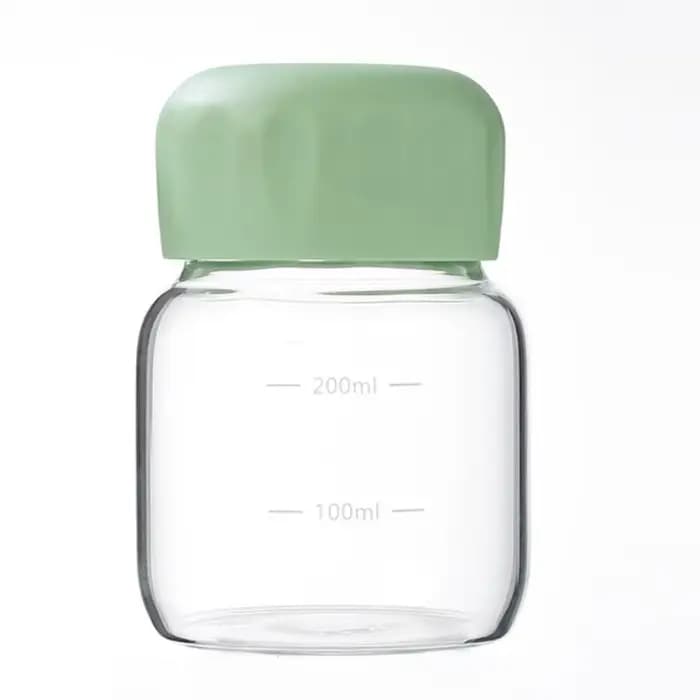 Petit verre à eau HI avec couvercle, portable, mignon, mini cylindrique, document solide, fuite d'ea