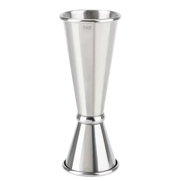 Jigger pour Bar à Cocktail, 1oz/2oz, en acier inoxydable, Design japonais, tasse à mesurer pour Moji