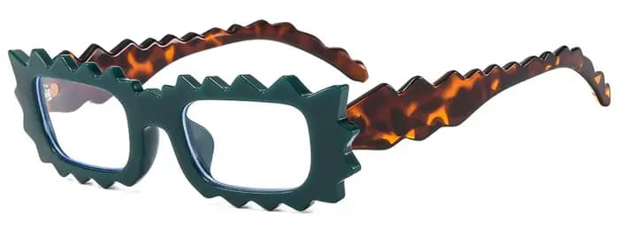 Lunettes de lecture rectangulaires ondulées 2025, marque de luxe, lunettes à lumière bleue, uniques,