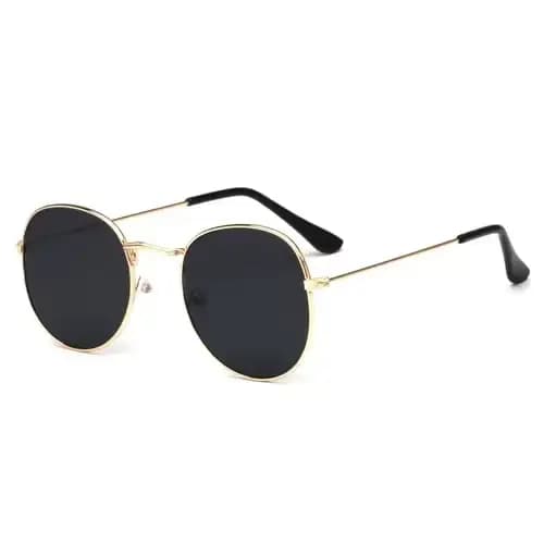 Lunettes De soleil rondes rétro pour hommes femmes marque Designer Vintage lunettes De soleil lunett