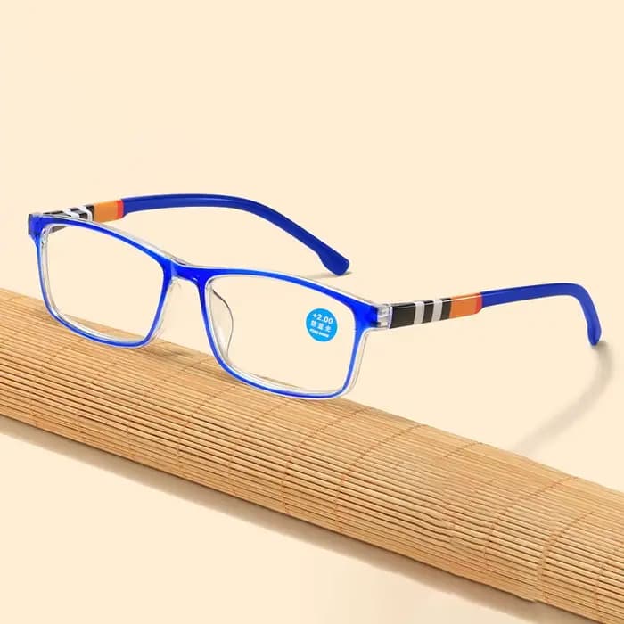 Nouvelle mode impression anti-bleu presbyte lunettes printemps jambe presbyte lunettes HD presbyte l