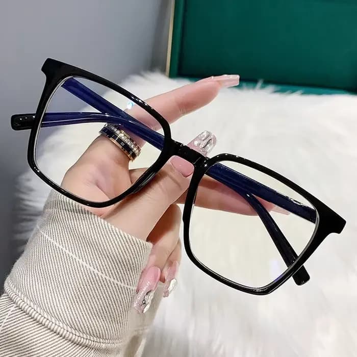 Lunettes de myopie, Style carré rétro élégant pour hommes et femmes, tendance pour les étudiants, St