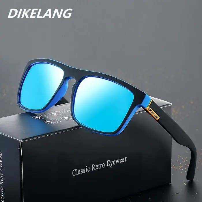 Lunettes de soleil polarisées Vintage carrées pour hommes et femmes, rétro, pour la conduite, la pêc