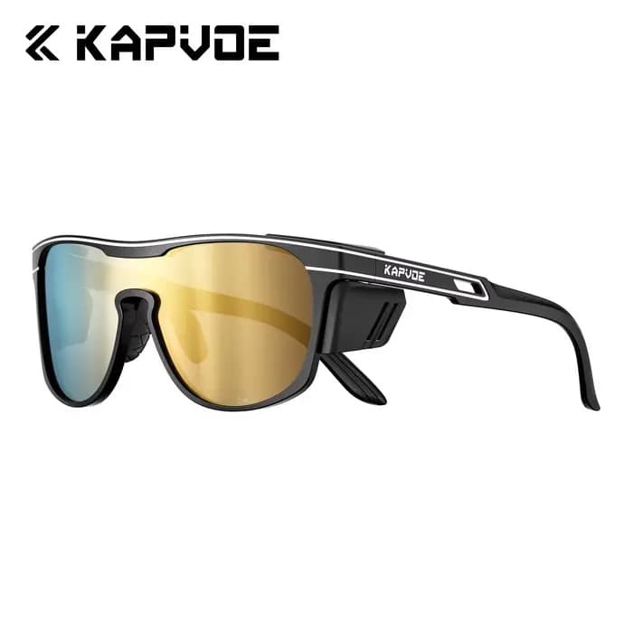 Lunettes de soleil Kapvoe Glacier pour hommes, photochromiques, pour le cyclisme, la randonnée, prot