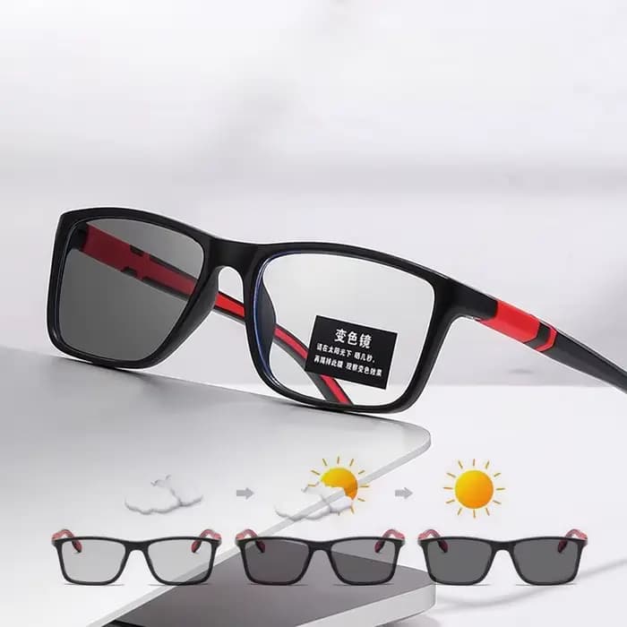 Lunettes photochromiques Anti-lumière bleue pour Sports de plein air, cyclisme, Ultra légères, haute