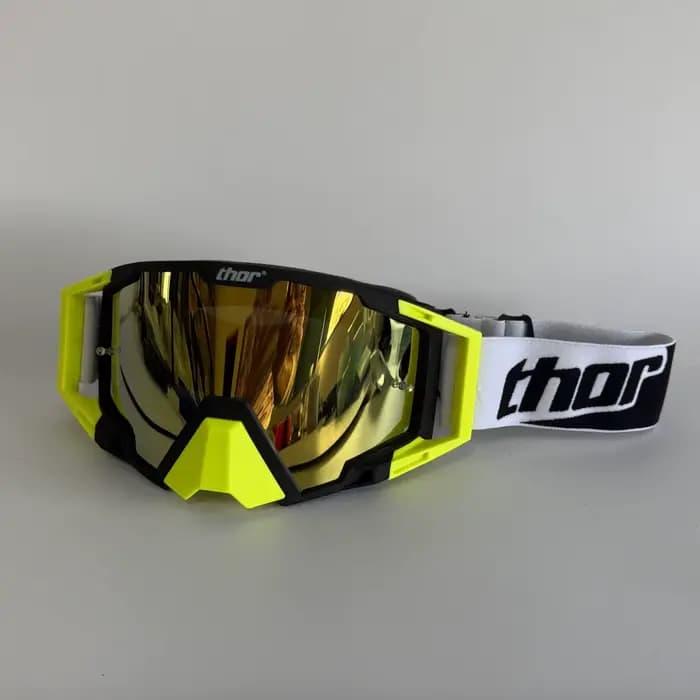 Lunettes de moto à lentilles interchangeables rapidement, verres anti-buée, lunettes de moto tout-te