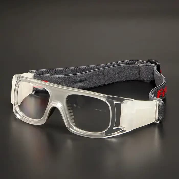 CLLOIO Lunettes de sport réglables, anti-collision, durables, pour la myopie, pour le football, le b
