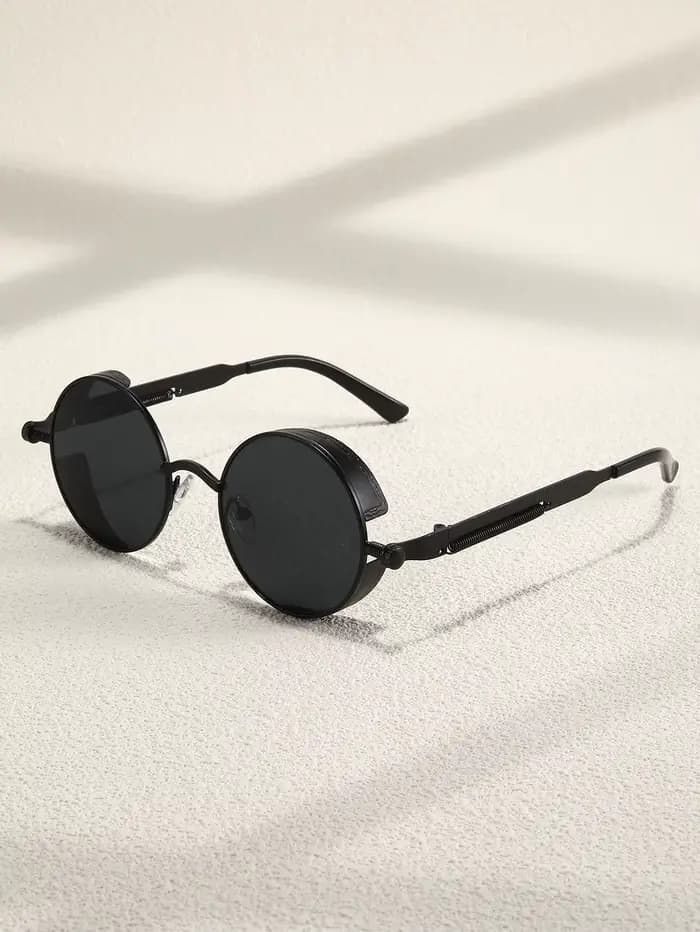 Glazzy lunettes de soleil steampunk rétro à bords ronds pour hommes, design pour la plongée, la pêch