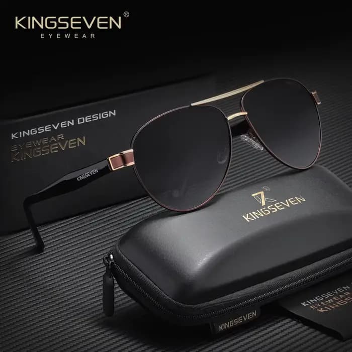 KINGSEVEN rétro mâle lunettes de soleil hommes Piltot lunettes de protection en plein air conduite c