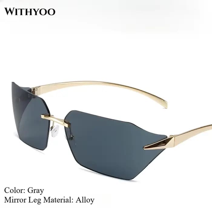 ROXI |   Lunettes de soleil irrégulières pour femmes et hommes, Design de marque, monture extérieure