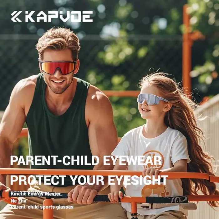 KAPVOE lunettes de soleil pour enfants garçon mode tendance cyclisme en plein air lunettes de soleil