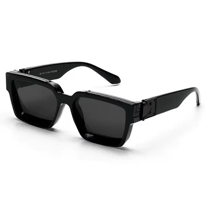 Lunettes de soleil de luxe Ruiao Retro Black Millionaire Shades 2026 pour hommes, lunettes de soleil