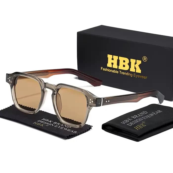 HBK mode Punk lunettes de soleil pour hommes classique carré lunettes de soleil Sports de plein air 