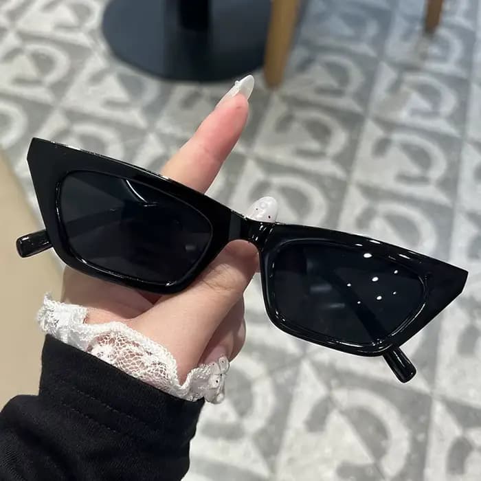 Lunettes de soleil en forme d'oeil de chat, protection solaire pour la plage, lunettes de soleil à l